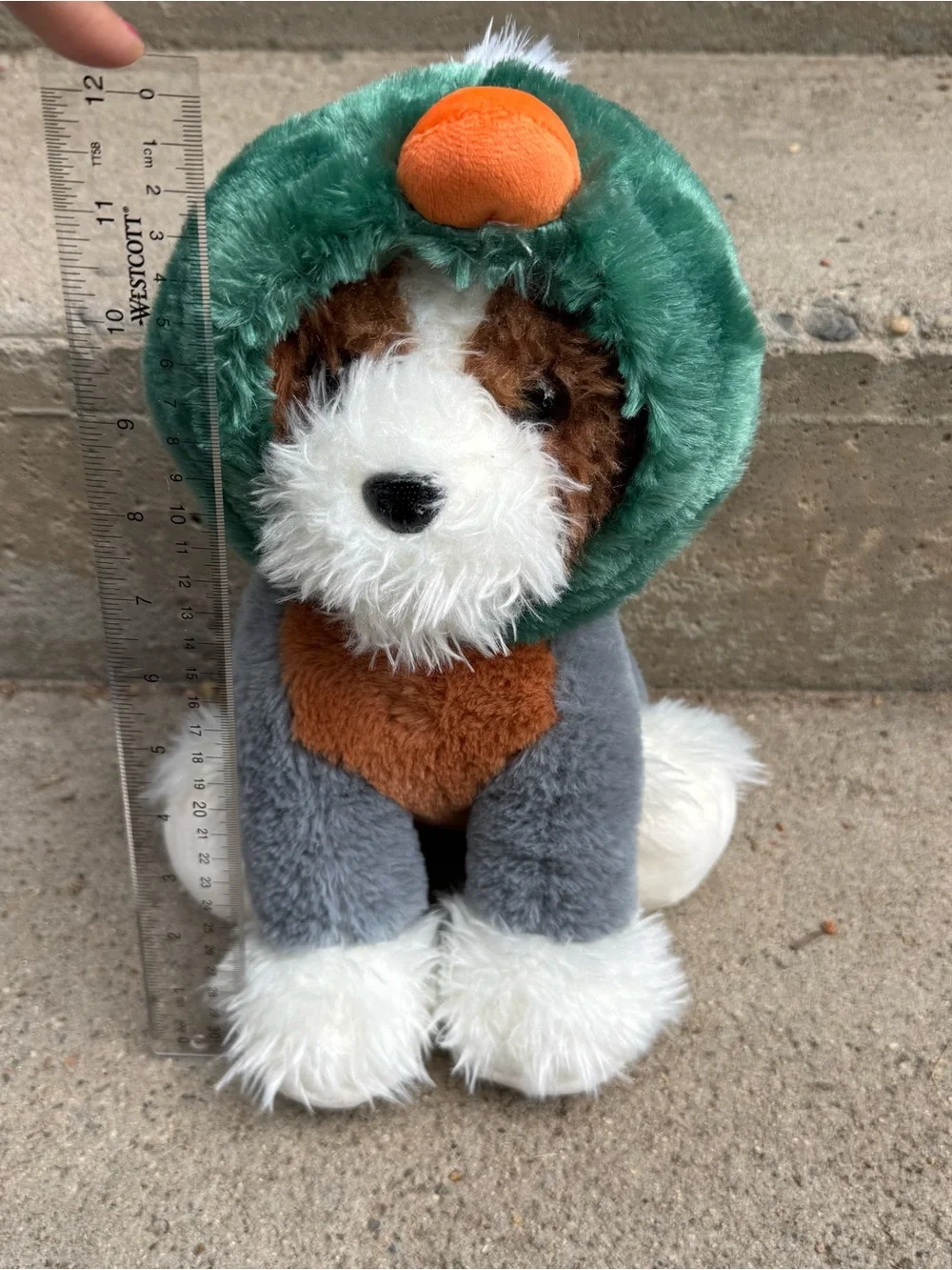 Puppy‎ in Mallard Duck Hoodie Soft HugFun Stuffie